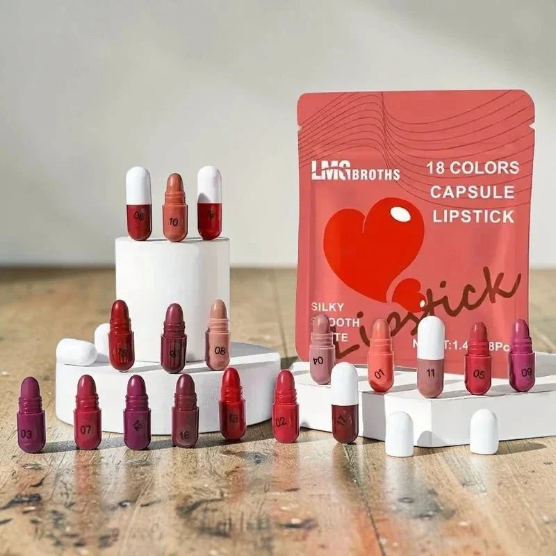LMG Broths 18 Capsule Lipsticks Pack