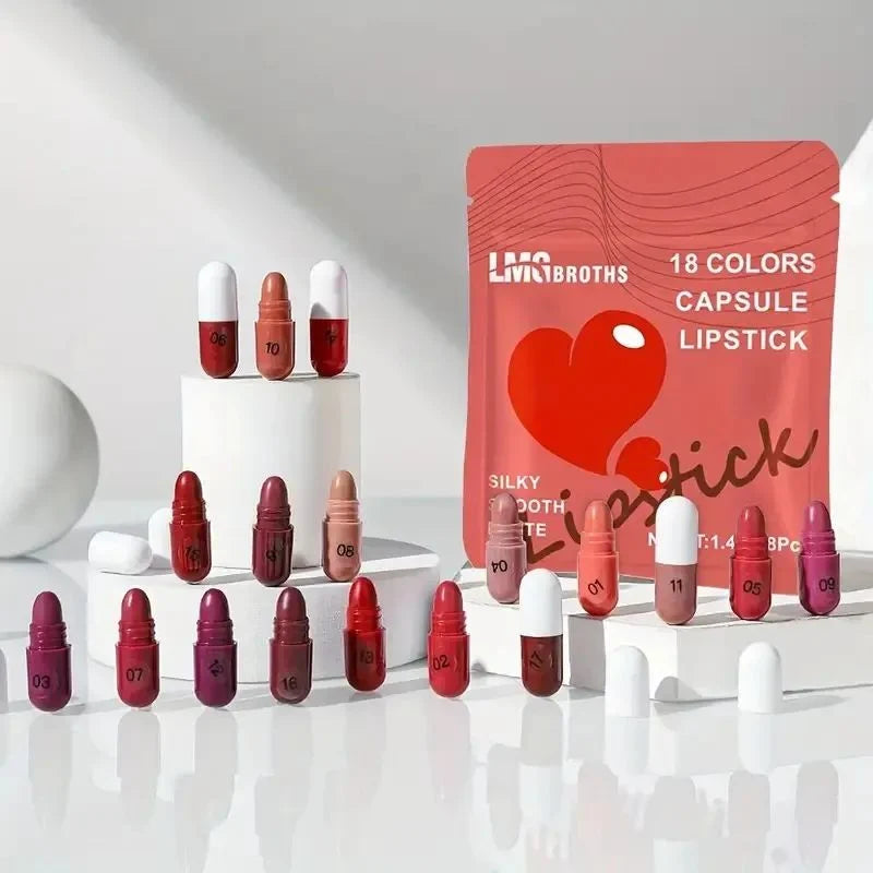LMG Broths 18 Capsule Lipsticks Pack